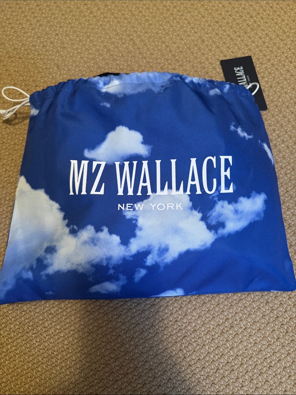 MZ Wallace Black Nylon Mini Backpack with Front Leather Accent - Picture 3 of 3